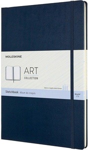 undefined, Moleskine Kreativ Notizbücher, Skizzenbuch, A4, 165G-Papier, Hard Cover, Saphir, Moleskine Skizzenbuch, HC, A4, blanko, saphire, 96 Seiten, 626727