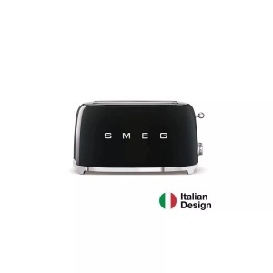 SMEG, SMEG 50's Retro Style Langschlitztoaster 2 Scheiben schwarz, SMEG 50's Retro Style Langschlitztoaster 2 Scheiben schwarz