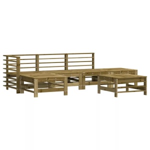 vidaXL, vidaXL 6-tlg. Garten-Lounge-Set Imprägniertes Kiefernholz, vidaXL 6-tlg. Garten-Lounge-Set Imprägniertes Kiefernholz