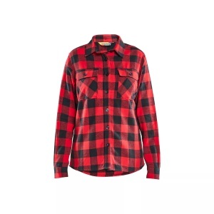 Blaklader, Blaklader - flanellhemd, für Damen, Größe XS, Blaklader - flanellhemd, für Damen, Rot Bunt, Größe XS