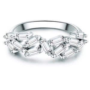 Tresor 1934, Damen Ring Damen Silber 52, Trilani - Ring, 52, Silber