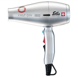 Solis, Solis Fast Dry 360 ionic Haartrockner, SOLIS Fast Dry 360° ionic - Haartrockner (Silber)