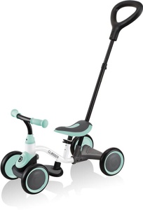 GLOBBER, GLOBBER Learning Bike 3 in 1, weiß-mint, Globber Laufrad »Learning Bike 3in1 Grün / Weiss«