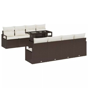VidaXL - Gartenmöbel poly-rattan, One Size, Braun