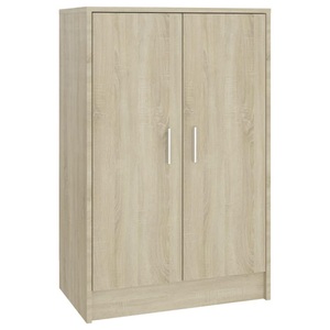 vidaXL, vidaXL Schuhschrank Sonoma-Eiche 60x35x92 cm Spanplatte, vidaXL Schuhschrank Sonoma-Eiche 60x35x92 cm Holzwerkstoff
