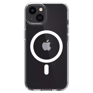 Spigen, Spigen - iPhone 13 MagSafe Ultra Hybrid MagFit Case Hülle (ACS03528) - Transparent / Weiss