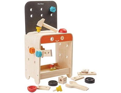 Plan Toys, Plan Toys Holz-Werkbank WORKER 23-teilig, Holz-Werkbank WORKER 23-teilig