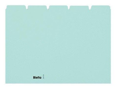 Biella, Biella Karteikarten A5 Blau Blanko, Biella Kartei-Leitkarten, A5, blanko, blau, 25-teilig, 210555.05