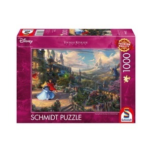 Schmidt Spiele, Schmidt Spiele Disney Sleeping Beauty Dancing in The Enchanted Light 1000 Teile, Thomas Kinkade Studios: Sleeping Beauty Dancing in the Enchanted Light, Puzzle