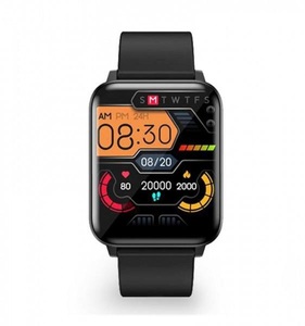 Lenovo, Lenovo E1 Max black, Lenovo Smartwatch E1 MAX, Blutsauerstoff- und Körpertemperaturmessung, Apple Health kompatibel, IP68