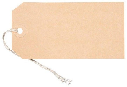 undefined, BIELLA Anhänge-Etiketten 65x130mm 561130.00 braun 50 Stück, BIELLA Anhänge-Etiketten 65x130mm 561130.00 braun 50 Stück