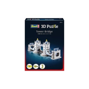 Revell, Revell 00116 Mini Tower Bridge 3D-Puzzle, Revell - Puzzle London Tower Bridge (32Teile)