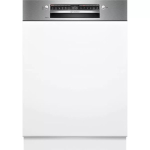 Bosch, Bosch Serie 4, Teilintegrierter Geschirrspüler, 60 cm, Edelstahl, SMI4HVS00E