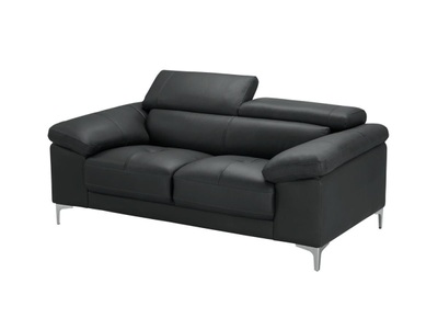 Vente-unique, Ledersofa 2Sitzer SOLANGE Ledersofa 2Sitzer SOLANGE, Vente-unique - Ledersofa 2Sitzer SOLANGE, One Size, Anthrazit