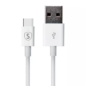 B2X, B2X - USB-C-Kabel zum Schnellladen 2,4 A, 2 m ? Weiß, 2 Meter
