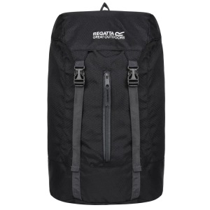 Regatta, Great Outdoors Easypack Packaway Rucksack (25 Liter) Herren Schwarz, Regatta - Great Outdoors Easypack Packaway Rucksack (25 Liter), für Herren, Schwarz, One Size