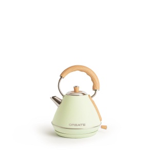Create, KETTLE RETRO M - Wasserkocher 1 L pastelgrün KETTLE RETRO M - Wasserkocher 1 L pastelgrün, CREATE KETTLE RETRO Elektrischer Wasserkocher 1L Pastelgrün