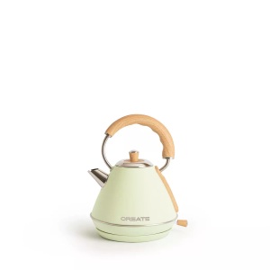 Create, KETTLE RETRO M - Wasserkocher 1 L pastelgrün KETTLE RETRO M - Wasserkocher 1 L pastelgrün, CREATE KETTLE RETRO Elektrischer Wasserkocher 1L Pastelgrün