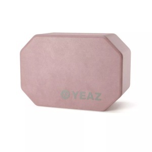 Yeaz, Spirit Yoga Block - Velvet Glow Unisex Pink ONE SIZE, YEAZ - SPIRIT Yoga Block - velvet glow, One Size, Pink