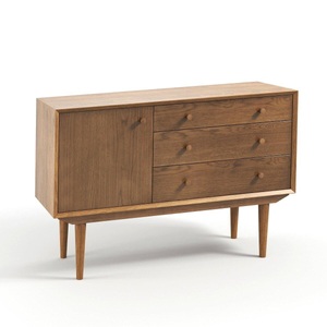 LA REDOUTE INTERIEURS, Sideboard Quilda, 1 Tür, 3 Schubladen, Vintage-Style