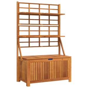 vidaXL, vidaXL Truhe mit Rankgitter 99x50x160 cm Massivholz Akazie, 