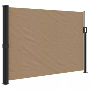 vidaXL, vidaXL Seitenmarkise Ausziehbar Taupe 140x500 cm, vidaXL Seitenmarkise Ausziehbar Taupe 140x500 cm