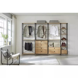 mutoni trend, Regal-Set mit Akazie-Dekor schwarz (10-tlg), Regal-Set mit Akazie-Dekor schwarz (10-tlg)