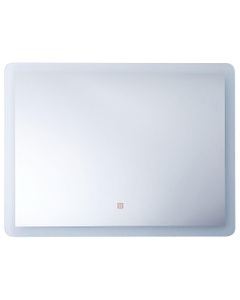 Beliani, Beliani Badspiegel mit LED-Beleuchtung rechteckig 80 x 60 cm CORROY, Beliani Badspiegel mit LED-Beleuchtung rechteckig 80 x 60 cm CORROY