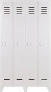 mutoni casual, Spind Schrank Stijn weiss (FSC), Spind Schrank Stijn weiss FSC