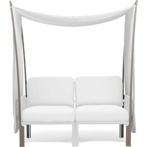 Nardi, Sonnenschutz für Gartenlounge Komodo Ombra 2 weiss braun 165, Sonnenschutz für Gartenlounge Komodo Ombra 2 weiss braun 165