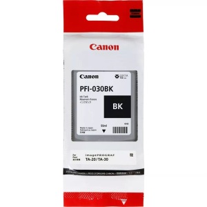 Canon, CANON Tintenpatrone schwarz PFI030BK iPF TX-20 55ml, Canon Tintenpatrone, schwarz, PFI-030BK, (55ml)