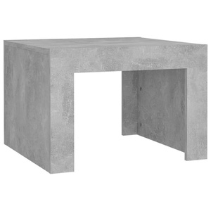 vidaXL, vidaXL Couchtisch Betongrau 50x50x35 cm Spanplatte