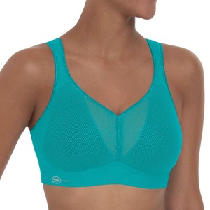 ANITA ACTIVE, Anita Active Sport-BH »Air Control Delta Pad«, Atmungsaktive Schale in triangelform, ultraleichtes Netz im Aussencup, Anita - Air Control mit Delta Pad Sport-BH, für Damen, Türkisblau, Größe 95/E