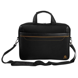 Exacompta, Laptoptasche Exacompta Exactive®, geeignet für 1 Laptop bis 15,6'', Reissverschlussfach, Rückenschlaufe, 305 x 420 x 50 mm, Polyesterstoff, schwarz, Exacompta - Notebooktasche Exactive, One Size, Schwarz