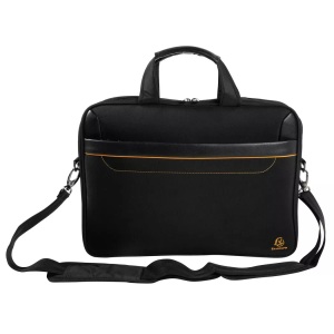 Exacompta, Laptoptasche Exacompta Exactive®, geeignet für 1 Laptop bis 15,6'', Reissverschlussfach, Rückenschlaufe, 305 x 420 x 50 mm, Polyesterstoff, schwarz, Exacompta - Notebooktasche Exactive, One Size, Schwarz