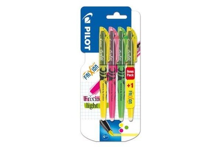 Pilot, PILOT FriXion Roller SWFRL2YPG 3+1 farbig ass., Pilot FriXion Roller, SW-FRL-2YPG-BT, (3+1 farbig assortiert)