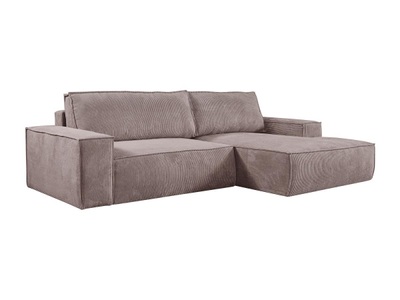 Ecksofa mit Schlaffunktion Kord Ecke Rechts Rosa AMELIA von Ecksofa mit Schlaffunktion Kord Ecke Rechts Rosa AMELIA von PASCAL MORABITO