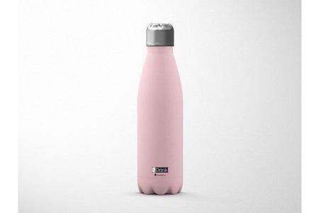 I-DRINK, I-DRINK Thermosflasche 500ml ID0015 hell rosa, I-DRINK Thermosflasche 500ml ID0015 hell rosa
