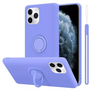Cadorabo, Hülle für Apple iPhone 11 PRO MAX TPU Silikon mit Ring Liquid, Cadorabo - Hülle für Apple iPhone 11 PRO MAX TPU Silikon mit Ring Liquid, Lila