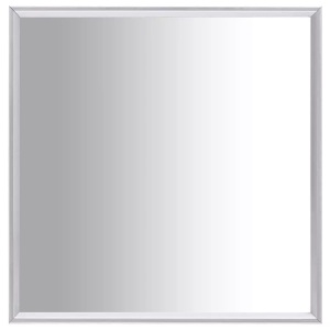 vidaXL, vidaXL Spiegel Silbern 40x40 cm, VidaXL - Spiegel pvc, One Size, Silber