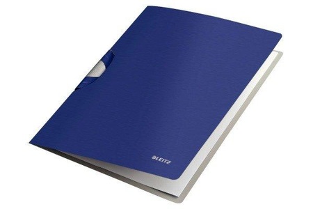 Leitz, LEITZ® Klemmmappe Style ColorClip, mit Clip, titan blau, Leitz Klemmhefter Style, A4, Color Clip, blau, 40 Blatt, 4165-00-69