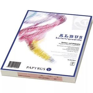 Papyrus, PAPYRUS Zeichenpapier A4 88020013 140g, kariert 5mm 100 Blatt, Papyrus Zeichenpapier, A4, 140g, kariert, 5mm, 88020013, (100 Blatt)