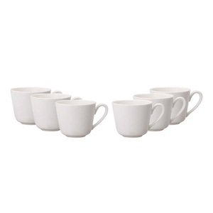 VILLEROY&BOCH, Espressotasse 6 Stk Twist White Espressotasse 6 Stk Twist White, 