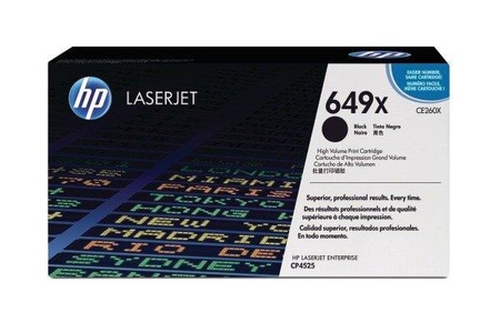 Hp, HP schwarz Toner, Hewlett Packard Toner, schwarz, No.649X, CE260X, (11'000 Seiten)