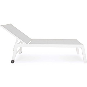 mutoni Garten Deluxe, Rollenliege Hilde hoch weiss Cloud, Rollenliege Hilde hoch weiss Cloud