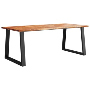 vidaXL, vidaXL Esstisch Baumkante 200x90x75 cm Massivholz Akazie