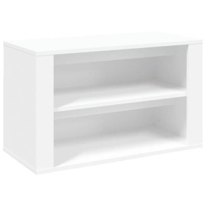 vidaXL, vidaXL Schuhregal Weiß 75x35x45 cm Holzwerkstoff