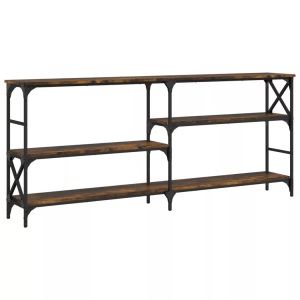 vidaXL, vidaXL Konsolentisch Räuchereiche 180x29x76,5 cm Holzwerkstoff, vidaXL Konsolentisch Räuchereiche 180x29x76,5 cm Holzwerkstoff