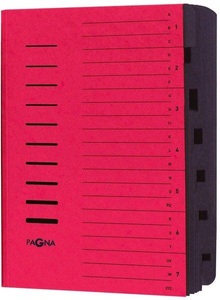 Pagna, Pagna Gummibandmappe A4 Rot, Typ, Pagna Ordnungsmappe, A4, rot, 24081/01