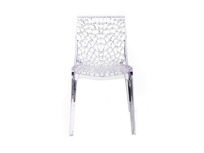Vente-unique, Stuhl 2erSet Polycarbonat Transparent DIADEME Stuhl 2erSet Polycarbonat Transparent DIADEME, 